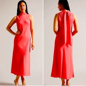 NWT in stores Ted Baker Eleanar Cowl Neck Sleeveless Midi Slip Size 10